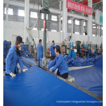 China manufacturer150g 14x14 white reinforced pe tarpaulin sheet